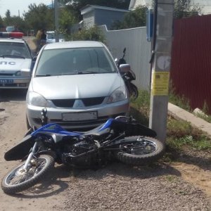 В Киреевске пьяный мотоциклист, протаранивший «Мицубиси», скончался в реанимации
