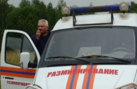 В Белевском районе нашли снаряд калибром 105 мм