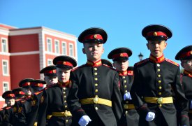 В гостях у тульских суворовцев побывали воспитанницы Пансиона Министерства обороны