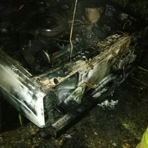 В Туле сгорела машина