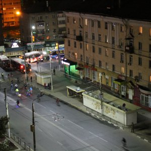 В Туле начался осенний Ночной Велопарад: движение транспорта перекрыто