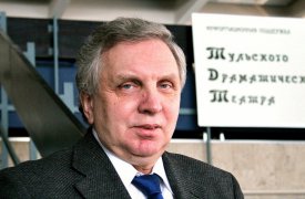 Алексей Дюмин поздравил директора Тульского драмтеатра Сергея Борисова с Днем рождения