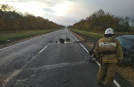 Под Тулой водитель «Опеля» погиб в лобовом столкновении