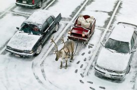 В новогоднюю ночь в центре Тулы будет ограничено движение транспорта