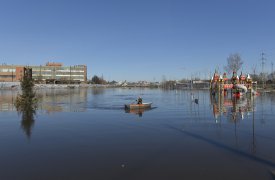 В Туле жилые дома пока не затопило