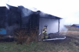 В Дубенском районе сгорел жилой дом