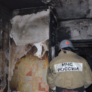Пожар в квартире в Куркинском районе уничтожил кладовку