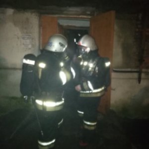 Пожар уничтожил сарай в деревне Ступино