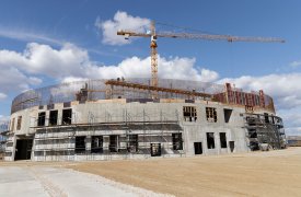 Ледовый дворец в Туле готов больше, чем на половину