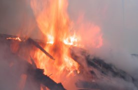 Утром в Веневском районе загорелся дом