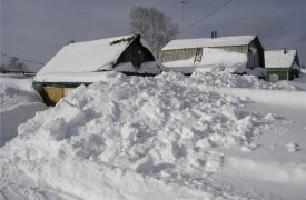 В Глушанках из-за нечищенного с начала зимы снега пенсионеры не могут выйти из дома