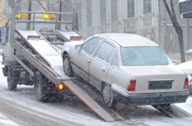 В ночь на 15 января на участке ул. Лейтейзена будет проводиться вывоз снега