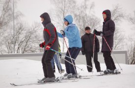 Тульские студенты показали класс на лыжной гонке