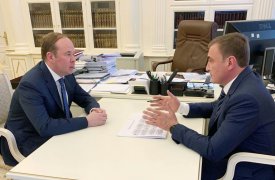 Алексей Дюмин встретился с руководителем Администрации Президента РФ Антоном Вайно