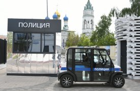 Тульские полицейские будут патрулировать набережную на электрокарах