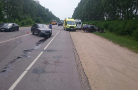 Под Тулой пенсионеры на «двенашке» устроили серьезное ДТП