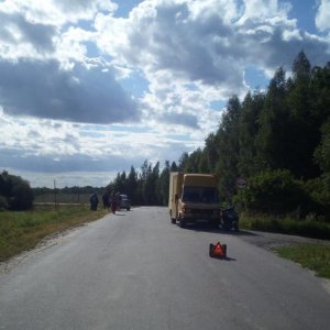 В Тульской области водитель «Мерседеса» сбил женщину на мотоцикле