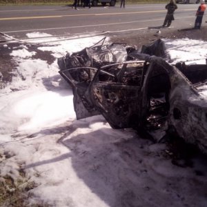 Подробности жуткого ДТП с горящими автомобилями под Тулой: погибли четыре человека