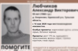 Пропавшего 59-летнего мужчину нашли мертвым в Тульской области