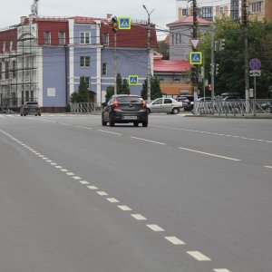 В Туле завершили ремонт дороги на ул. Демонстрации