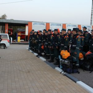 Тульские спасатели помогают тушить пожары в Воронежской области