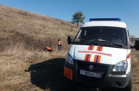 В Киреевском районе обнаружили минометный снаряд времен ВОВ