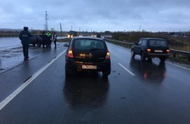 В результате ДТП на трассе под Тулой госпитализировали годовалого ребенка