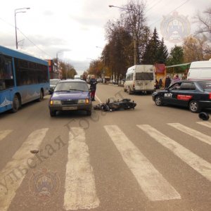 В Донском 16-летний мотоциклист устроил ДТП с легковушкой