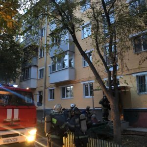 В Туле при пожаре на ул. Руднева спасли 17 человек, 10 эвакуировали