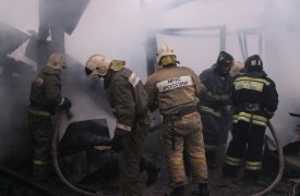 29 пожарных тушили огонь на проспекте Ленина в Туле