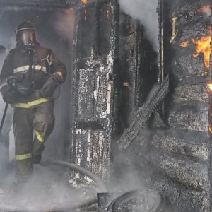 На пожаре в Тульской области сгорел неизвестный