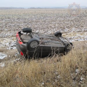 В Тульской области произошло ДТП со съездом в кювет