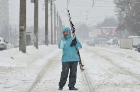 Последствия снегопада и пробки на улицах: в Туле затруднено движение по ряду центральных улиц