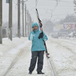 Последствия снегопада и пробки на улицах: в Туле затруднено движение по ряду центральных улиц