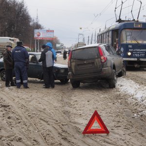 Пробки на улицах Тулы: недоброе утро 19 января