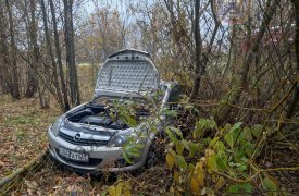 В Щекинском районе три непристегнутых подростка опрокинулись в кювет на «Опеле»