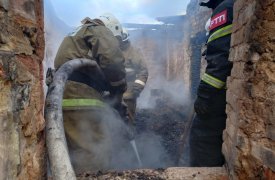 В пожаре в Богородицком районе погиб мужчина