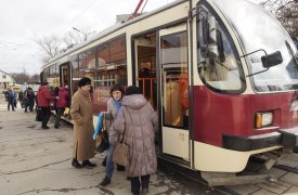 В Туле из-за ремонта трамвайных путей на два месяца ограничили стоянку транспорта на Оружейной улице