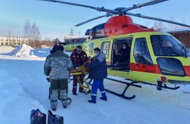 61-летнюю жительницу Белева с переломами доставили в Тулу вертолетом санавиации