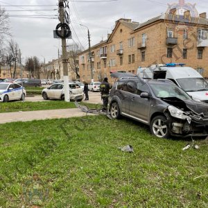 В Щекине в столкновении двух легковушек пострадала 83-летняя женщина