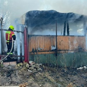 В Заокском районе Тульской области на даче чуть не сгорел пенсионер