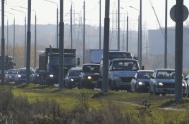 Восточный обвод и часть пролетарского района Тулы встали в огромной пробке