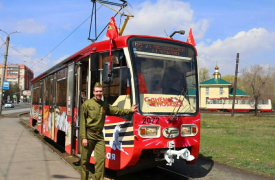 6 мая на улицах Тулы появится «Трамвай Победы»
