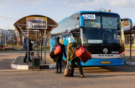 Новомосковск Тульской области и Москву связал новый автобусный маршрут