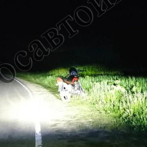 Под Алексиным Тульской области опрокинулся мотоциклист