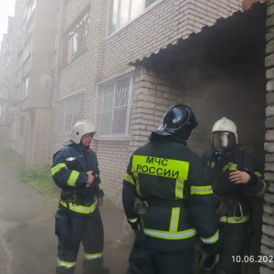 В Туле горела квартира на ул. Сакко и Ванцетти