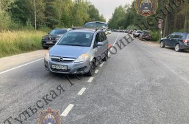 В Заокском районе Тульской области иномарка сбила перебегавшую дорогу девочку