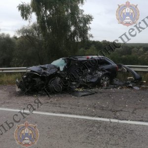 В аварии с участием двух «Ауди» в Тульской области погиб один из водителей