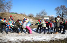 Игровая программа «Душа моя масленица» в Ясной Поляне