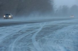 В Тульской области ожидается гололед, налипание мокрого снега и сильный туман